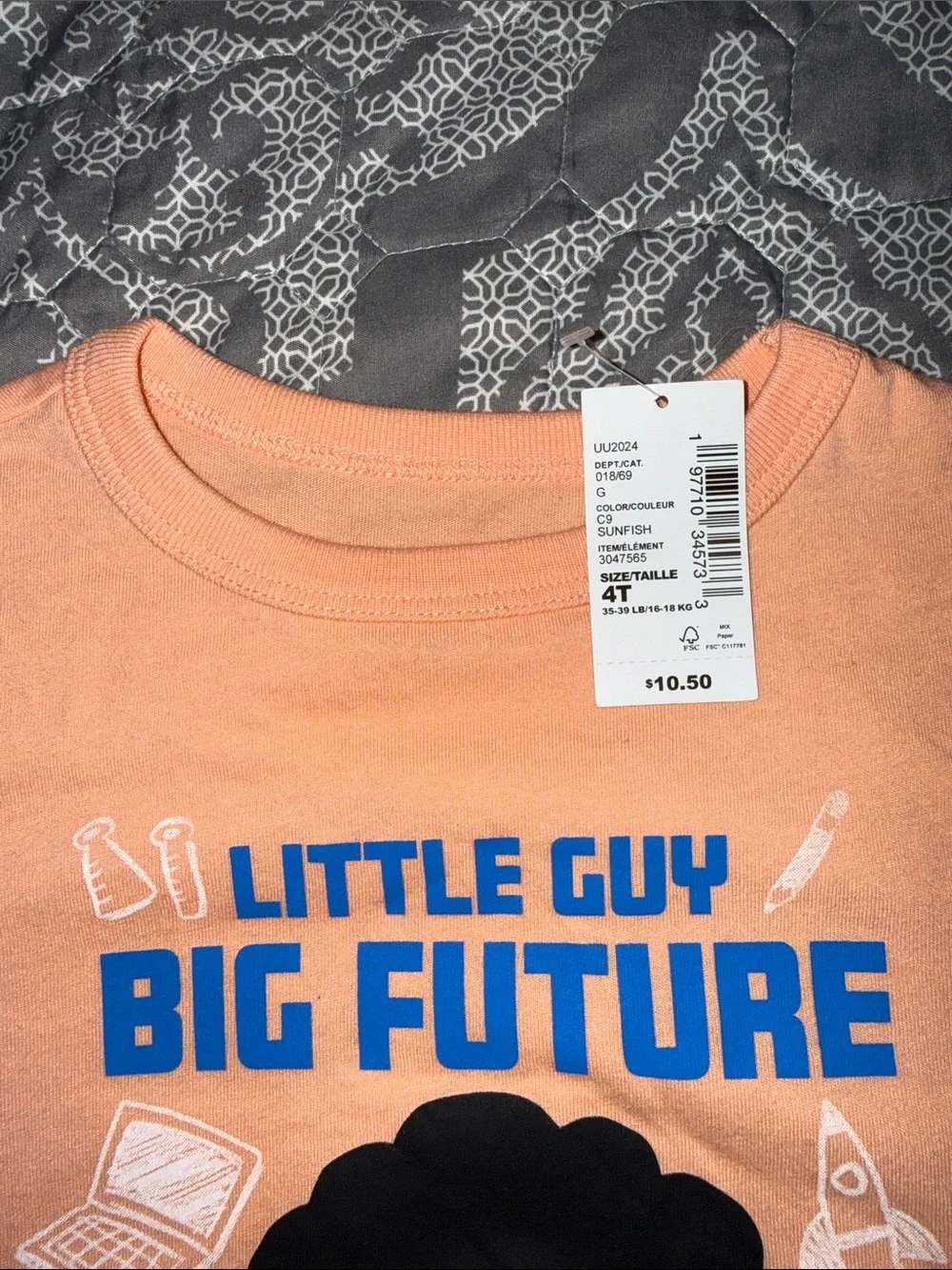 The Children's Place Peach Short Sleeve Tee 